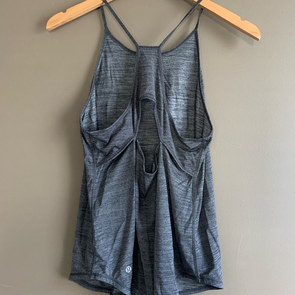 Lululemon Grey/Silver Racerback Tank - Picture 2 of 3